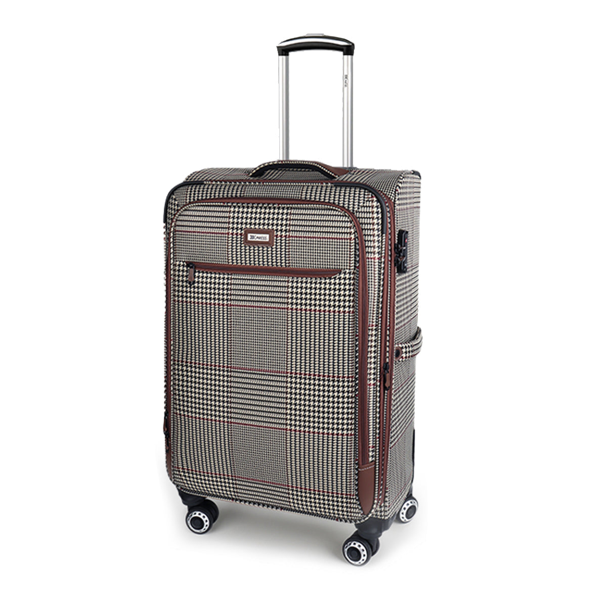 New York XPress XJ-2511-20'' Carry on Suitcase,26in/30in Softside Luggage w/TSA LOCK-Travel Luggage for Men Women