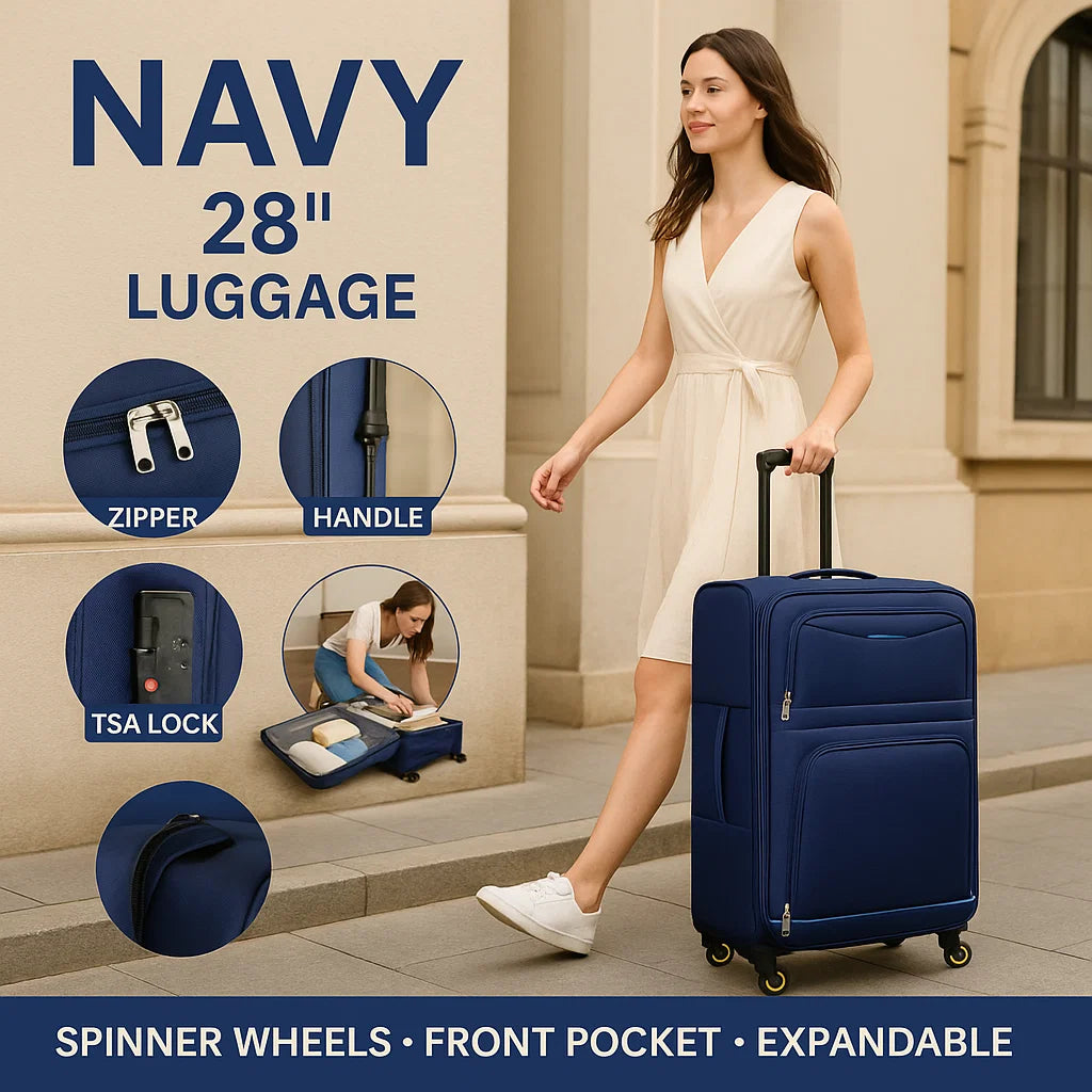 NEW YORK XPRESS WD-327 4 PIECE LUGGAGE  (20"24"28"32)