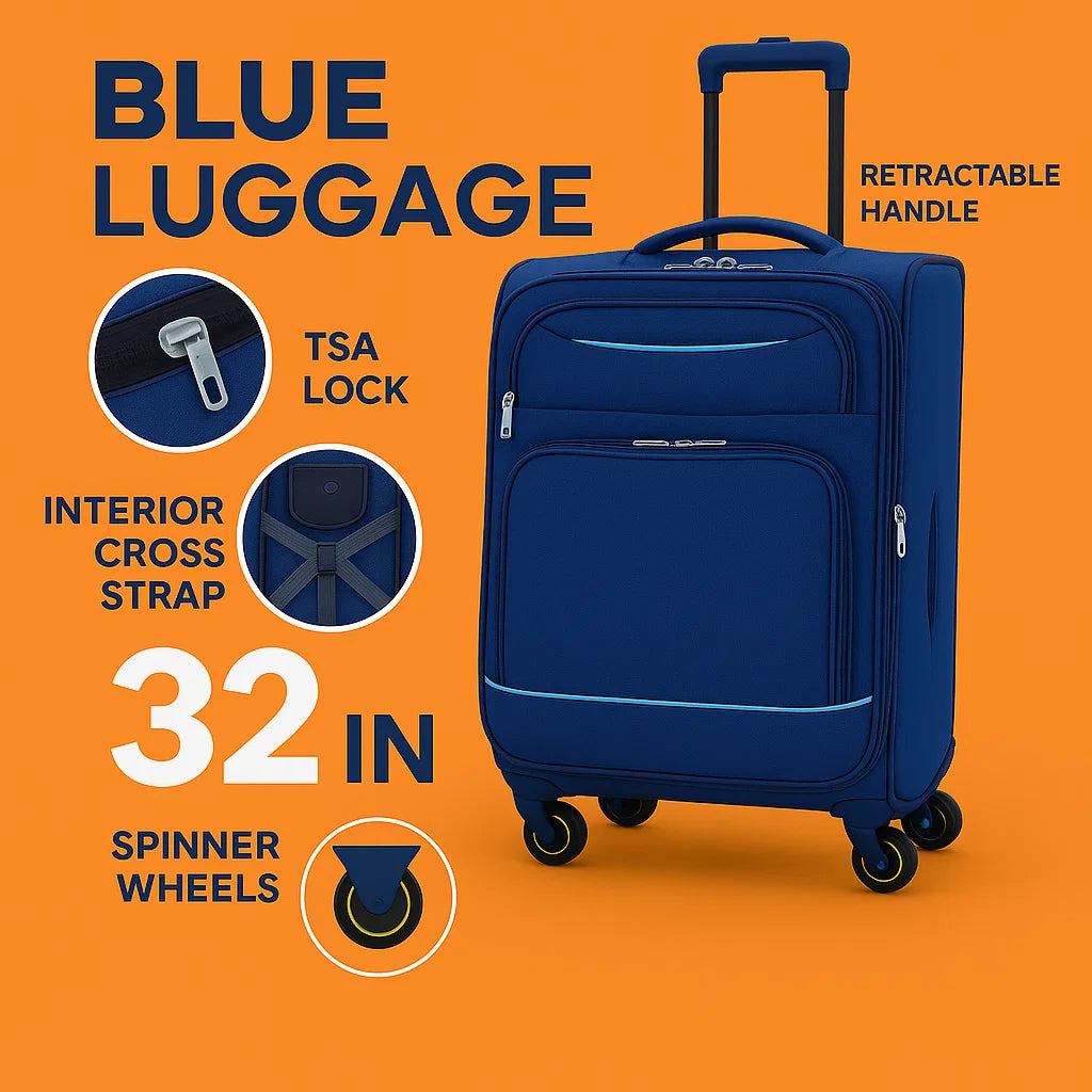 NEW YORK XPRESS WD-327 4 PIECE LUGGAGE  (20"24"28"32)