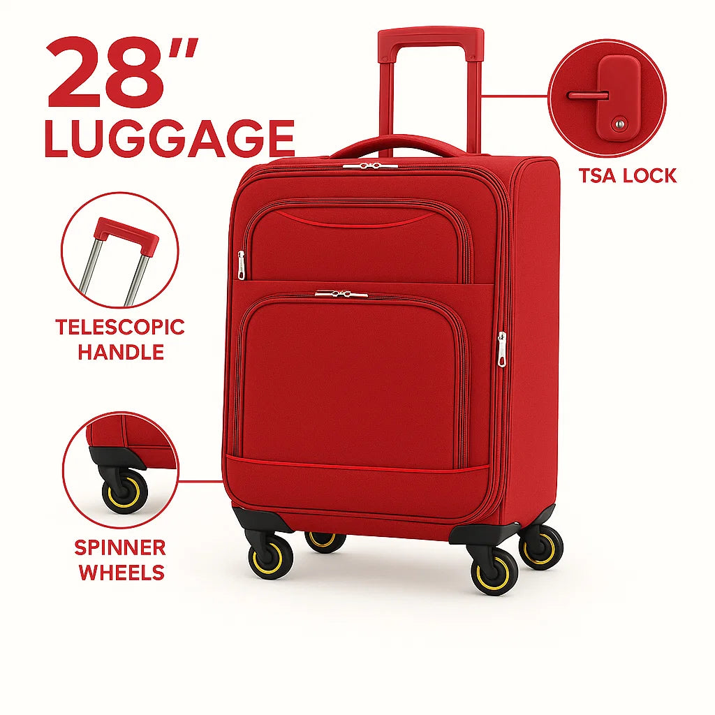 NEW YORK XPRESS WD-327 4 PIECE LUGGAGE  (20"24"28"32)