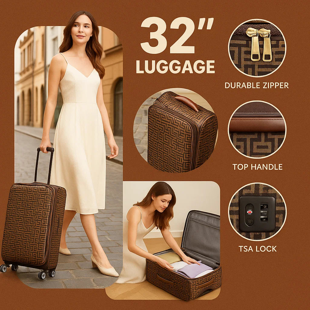 NEW YORK XPRESS XH-2601 SOFT LUGGAGE 5 PIECE (20" 26" 28" 30" 32")