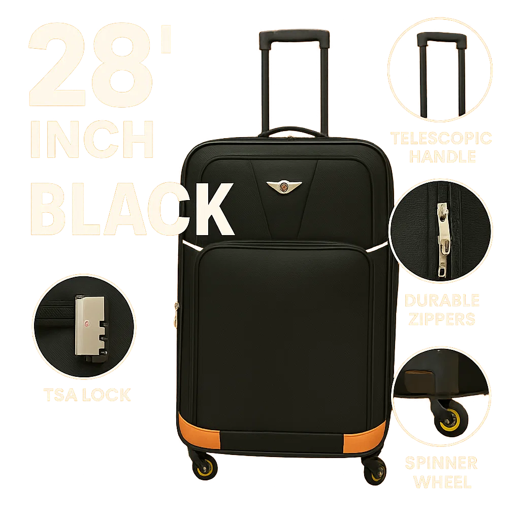 NEW YORK XPRESS XH-1717 LUGGAGE SOFTSIDE SUITCASE (20" 24" 28" 32")