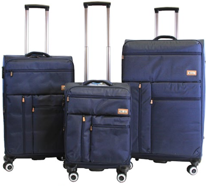 NEW YORK XPRESS XJ-1901 Softside Spinner Luggage – Lightweight, Durable & Sleek Travel Companion (20" 26" 30")