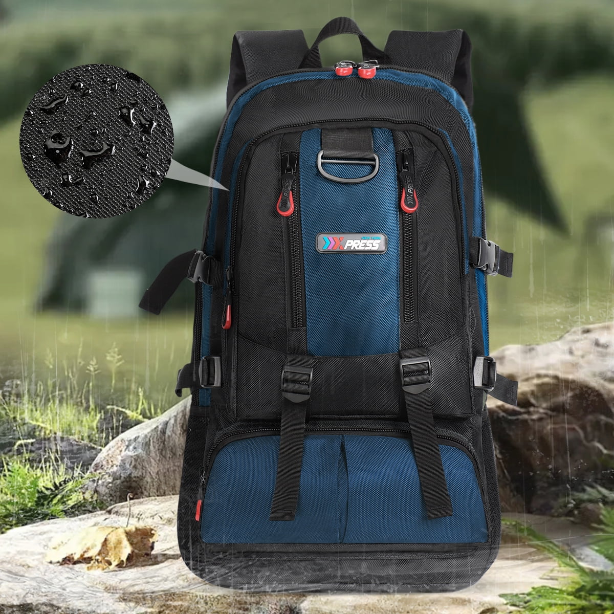 NEW YORK XPRESS A12 Travel Backpack with Multi-Pocket, 17.3 inch Laptop fit, Water Resistant 18"