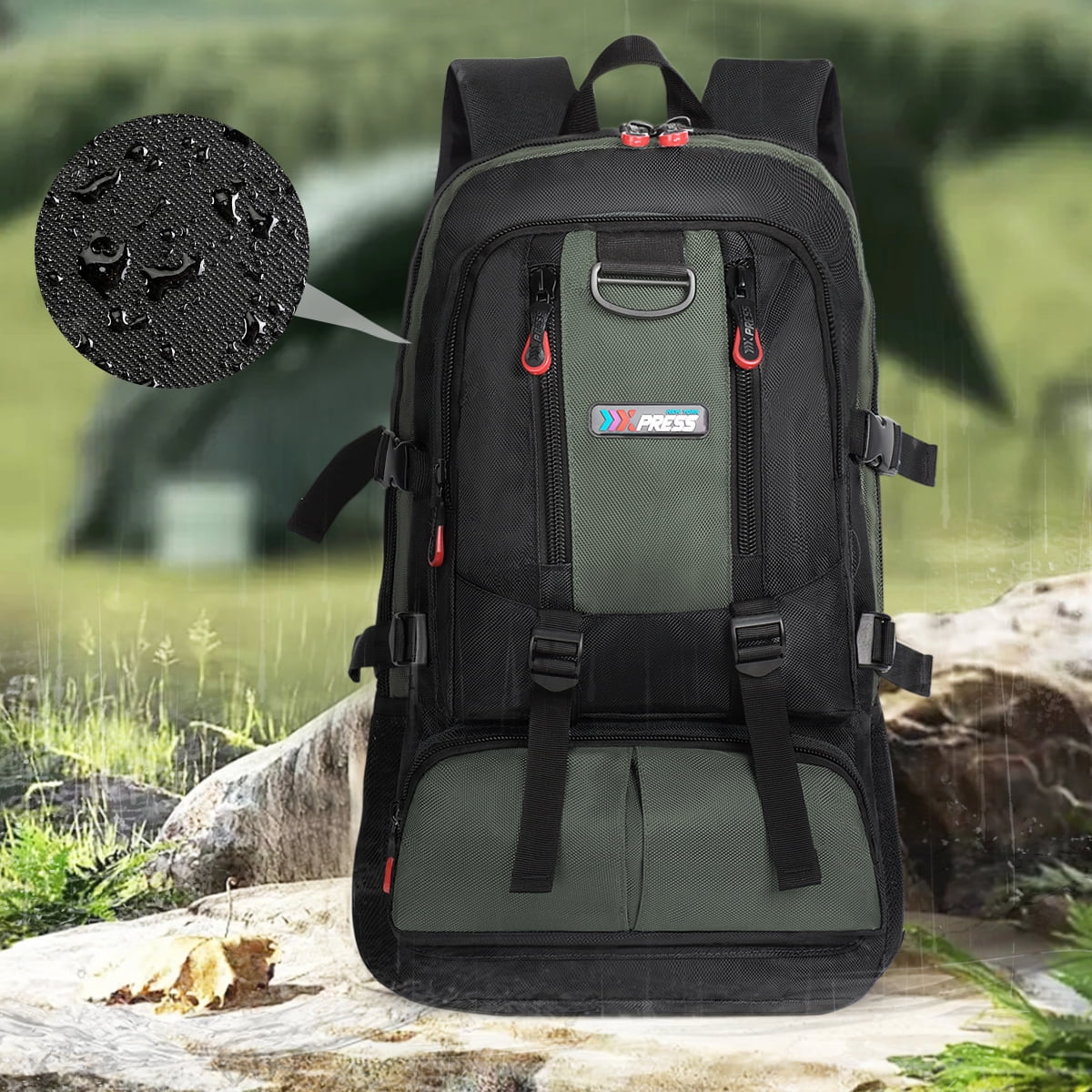 NEW YORK XPRESS A12 Travel Backpack with Multi-Pocket, 17.3 inch Laptop fit, Water Resistant 18"