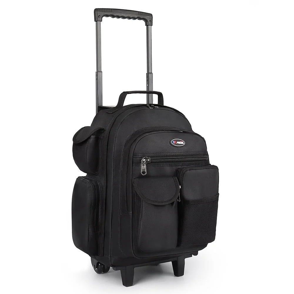 NEW YORK XPRESS JH-2560 / JH-2561, 2 In 1 Travel Backpack,20" Carry On Rolling Wheeled Backpack with Telescopic Handle