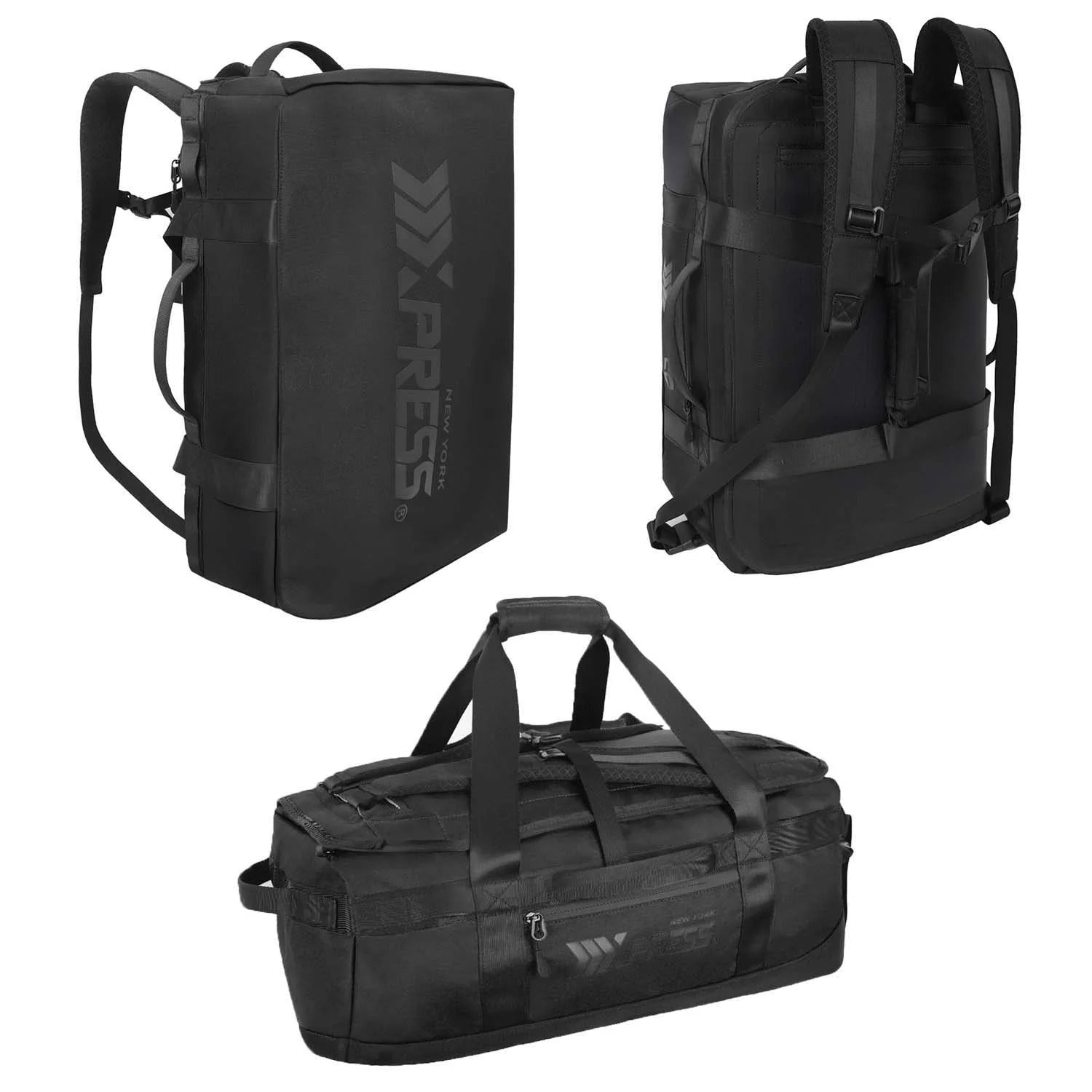 NEW YORK XPRESS LX737, 2-in-1 Travel Duffel Backpack, 21" Convertible with Straps, Heavy Duty Water-Resistant, 40L