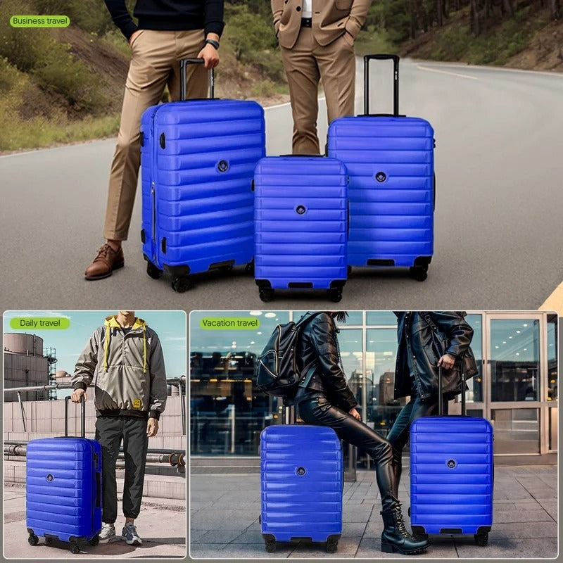 NEW YORK XPRESS LA13601 Hard Shell Expandable Luggage, Spinner Wheels & TSA Lock, Lightweight 20"25"29"