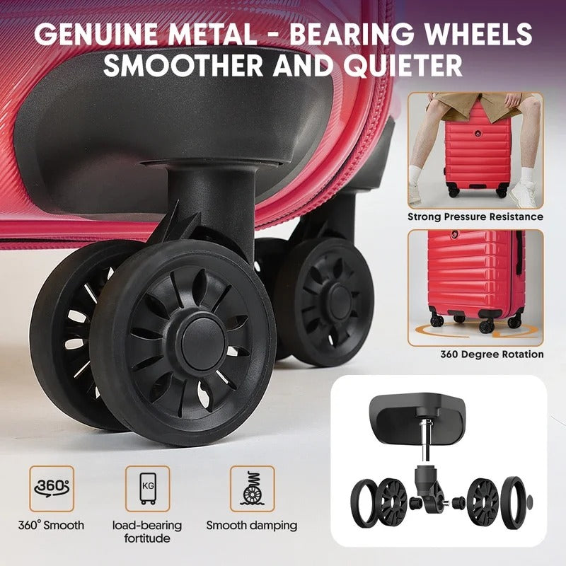 NEW YORK XPRESS LA13601 Hard Shell Expandable Luggage, Spinner Wheels & TSA Lock, Lightweight 20"25"29"